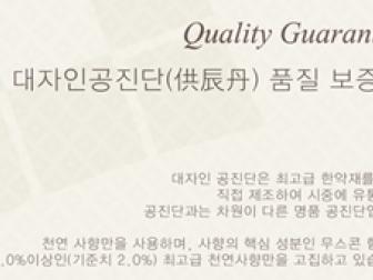 대자인공진단 품질보증서
